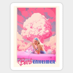 Barbie x Oppenheimer mashup | Barbenheimer Sticker
